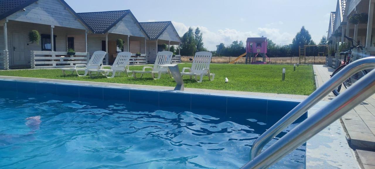 Domki Biel I Zielen Nacmierz Buitenkant foto